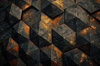 Geometric abstract background black gold backgrounds floor.