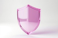 Shield icon white background protection cosmetics.