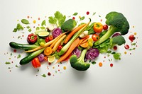Vegan food vegetable broccoli carrot.