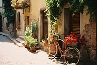 Italy architecture building bicycle.