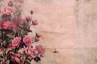 Dark rose border backgrounds painting flower.