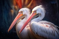 Pelican birds animal beak ciconiiformes. AI generated Image by rawpixel.