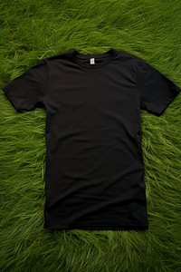 Black t-shirt sleeve outdoors clothing.