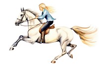 Horse riding horse animal mammal.