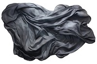 Black marble pattern on fabric white background creativity abstract.