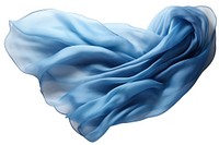 Blue gradient Wool fabric textile white silk.