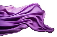 Purple silk fabric backgrounds textile white background.