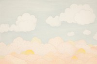 Cloudy background backgrounds painting outdoors. AI generated Image by rawpixel.