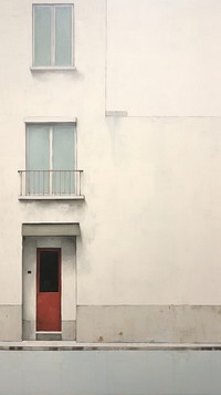 Architecture building window wall.