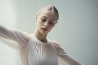 Girld doing side bend portrait ballet adult. AI generated Image by rawpixel.