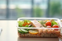 Healthy lunch box food vegetable container. AI generated Image by rawpixel.