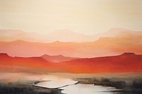 Art background painting landscape nature. AI generated Image by rawpixel.