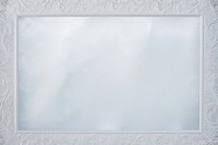 Frosted ice damask frame backgrounds rectangle textured.