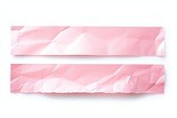 Glossy pink foil adhesive strip paper white background crumpled. AI generated Image by rawpixel.