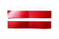 Glossy red foil adhesive strip white background accessories rectangle. AI generated Image by rawpixel.