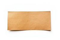 Kraft paper adhesive strip envelope white background simplicity. AI generated Image by rawpixel.