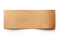 Kraft paper adhesive strip rough white background simplicity. AI generated Image by rawpixel.
