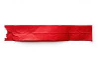 Red clothtape adhesive strip paper white background accessories. AI generated Image by rawpixel.