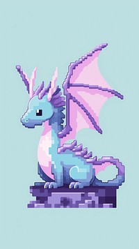 Cute dragon representation creativity technology.