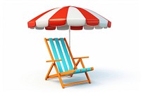 Beach Chair chair furniture umbrella.