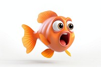PNG Fish goldfish cartoon animal. AI generated Image by rawpixel.