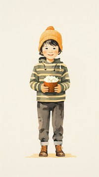 Boy holding popcorn portrait photography creativity. AI generated Image by rawpixel.