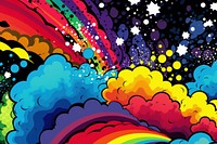 Rainbow backgrounds pattern accessories.