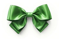 Christmas bow green white background celebration.