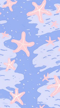  Sea Stars starfish sea invertebrate. AI generated Image by rawpixel.