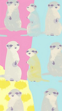  Cute Meerkat wallpaper meerkat animal mammal. AI generated Image by rawpixel.