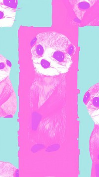  Cute Meerkat wallpaper meerkat wildlife animal. AI generated Image by rawpixel.