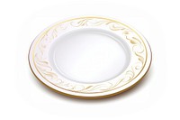 Porcelain plate platter saucer food.
