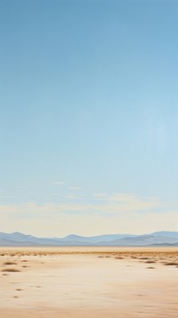  Mojave Desert outdoors horizon nature. AI generated Image by rawpixel.
