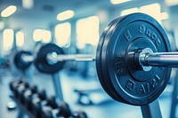 Workout gym sports weightlifting. AI generated Image by rawpixel.