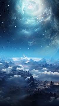 Beautiful Cloudy Space and Sky wallpaper space cloud sky.
