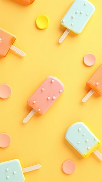  Summer sunny wallpaper dessert food confectionery. AI generated Image by rawpixel.
