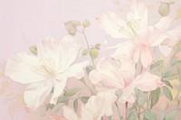  Heather floral backgrounds painting blossom. AI generated Image by rawpixel.