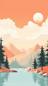  Summer in Dolomite landscape outdoors nature. AI generated Image by rawpixel.