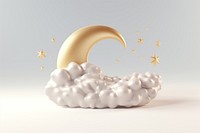 Cloud moon gold tranquility.