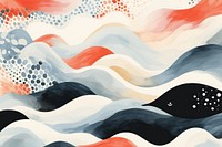 Wave backgrounds abstract painting.
