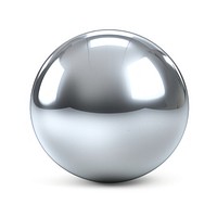 Planet Icon Chrome material jewelry sphere silver.