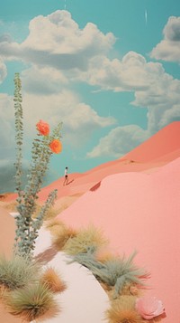 Beautiful dune in desert outdoors nature plant.