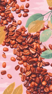 Coffee beans background backgrounds plant food.