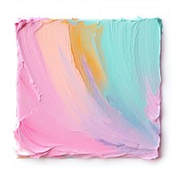 Flat pastel paint brushstroke in square shape backgrounds painting art.