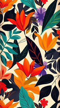 Colorful pattern plant leaf.