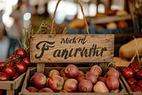 Farmers market plant food pear.