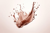 Chocolate Milk Splash milk refreshment simplicity. AI generated Image by rawpixel.