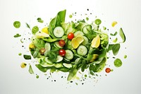 Salad laitue verte vegetable cucumber salad. AI generated Image by rawpixel.