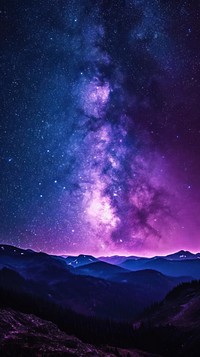 Galaxy landscape astronomy outdoors.