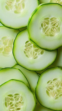 Cucumber slice cucumber vegetable fruit.